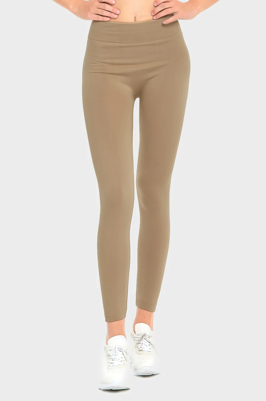 MOPAS LADIES SEAMLESS FLEECE LEGGINGS (TX300)