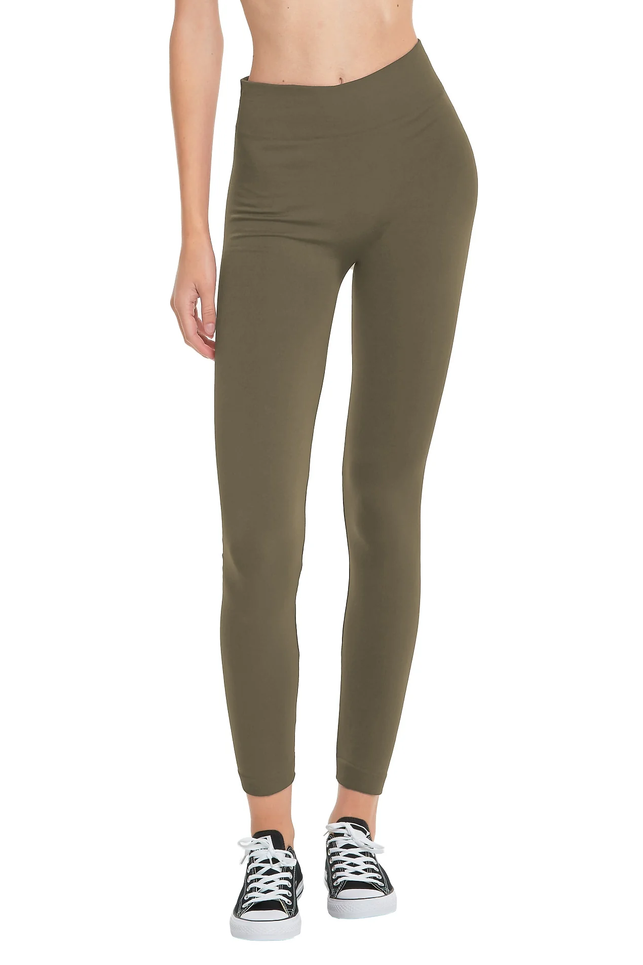 SOFRA LADIES FLEECE LINED LEGGINGS (TX700)